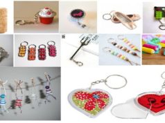 13 idée de faire des porte-clés avec des éléments recyclés