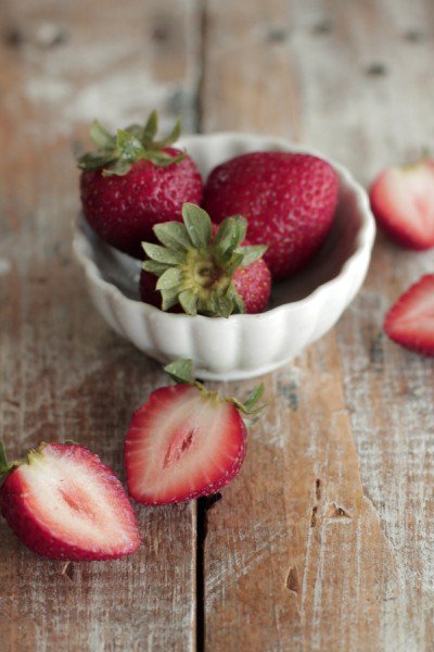 Masque aux fraises